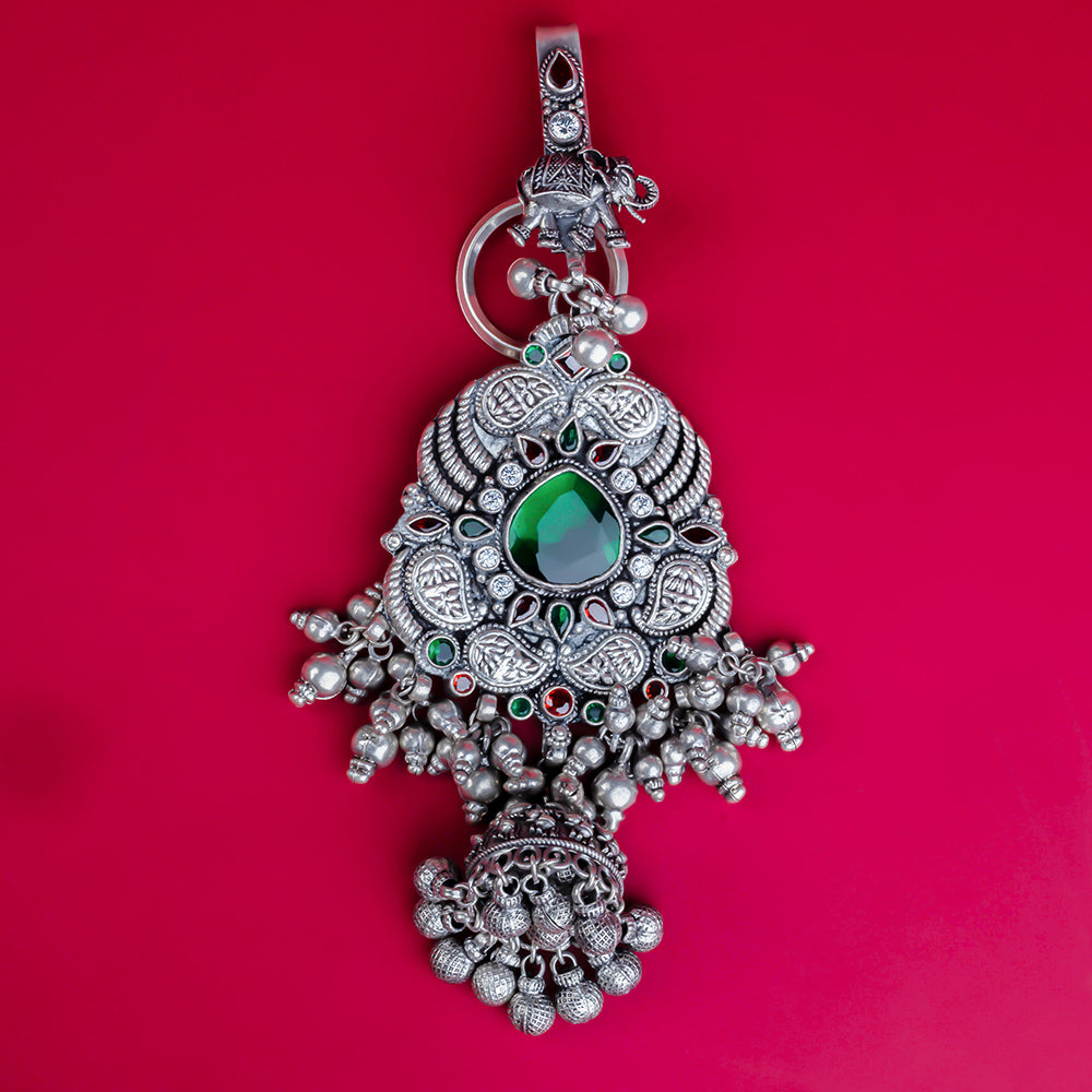 Single Antique Big Greenn Stone Judda